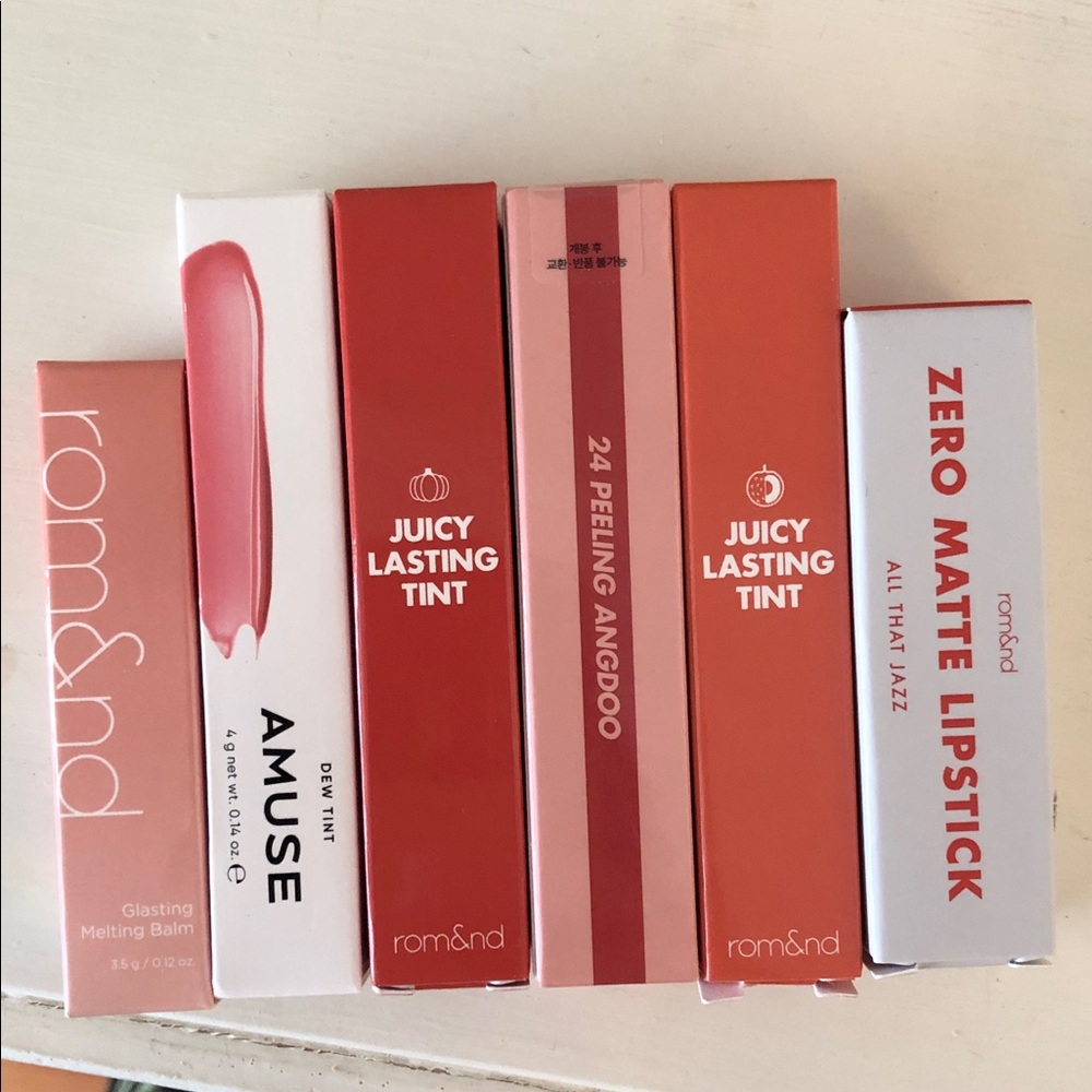 Korean  Beauty Lip tints, balm and lipstick